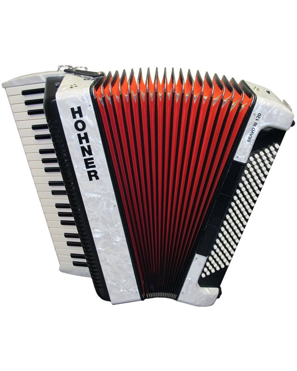 HOHNER BRAVO III 120 (White)