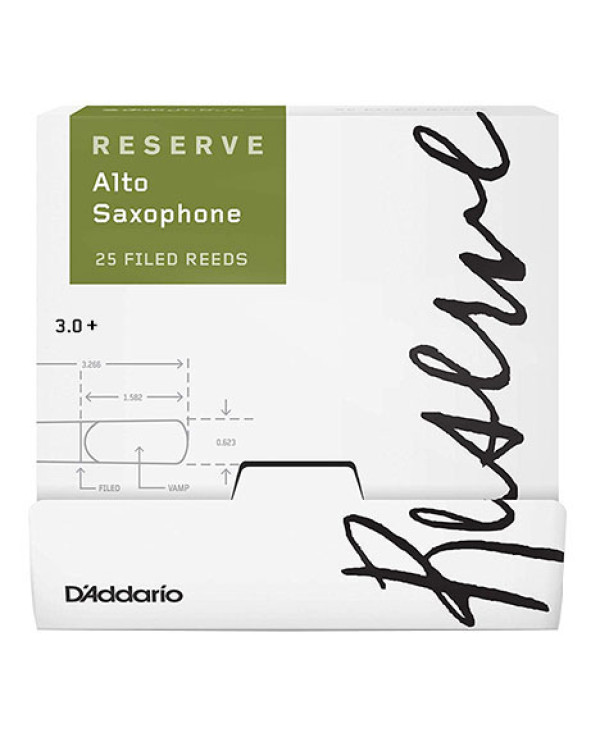 D'ADDARIO Reserve - Alto Sax #3.0+ - 25 Pack