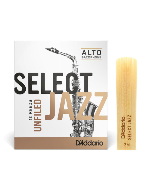 D'ADDARIO Select Jazz - Alto Sax Unfiled 2M (1шт.)