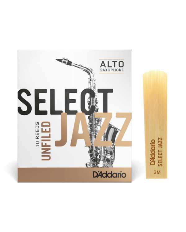 D'ADDARIO Select Jazz - Alto Sax Unfiled 3M (1шт.)
