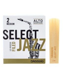 D'ADDARIO Select Jazz - Alto Sax Filed 2M (1шт.)
