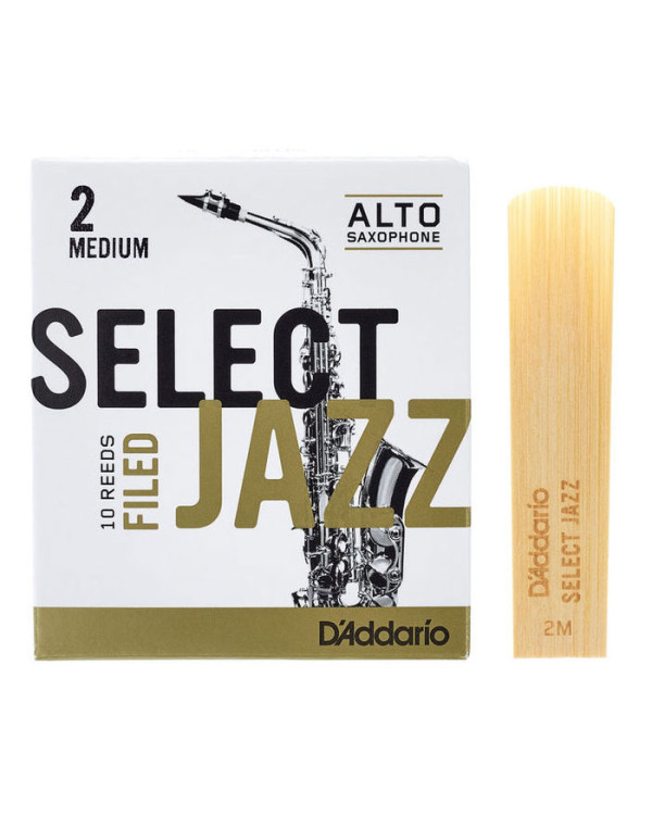 D'ADDARIO Select Jazz - Alto Sax Filed 2M (1шт.)