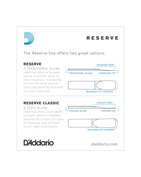 D'ADDARIO Reserve Bb Clarinet #2.5 - 10 Box-foto2