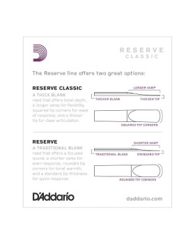 D'ADDARIO Reserve Classic Bb Clarinet #2.0 - 10 Box-foto2