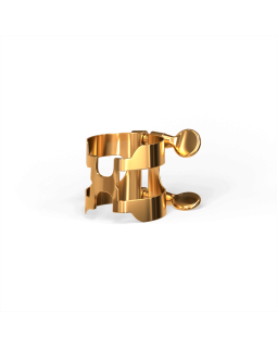 D'ADDARIO H-LIGATURE & CAP FOR ALTO SAXOPHONE Gold-Plated-foto2