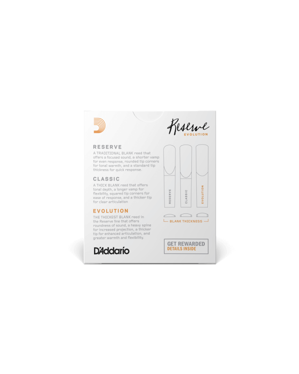 D'ADDARIO Reserve Evolution Bb Clarinet #3.5+ (1шт.)