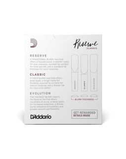 D'ADDARIO Reserve Classic Bb Clarinet #4.0 - 10 Pack-foto2