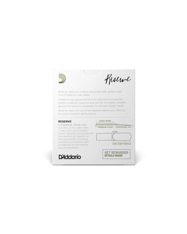 D'ADDARIO Reserve - Alto Sax #3.5 - 10 Pack