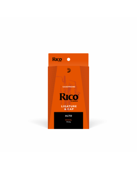 D'ADDARIO RICO LIGATURE & CAP FOR ALTO SAX Nickel-Plated-foto2