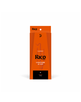 D'ADDARIO RICO LIGATURE & CAP FOR Bb CLARINET Nickel-Plated-foto3
