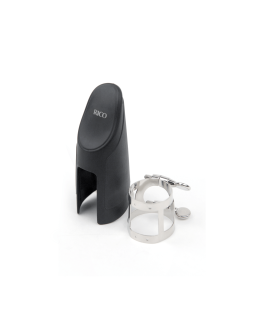 D'ADDARIO RICO LIGATURE & CAP FOR Bb CLARINET Nickel-Plated