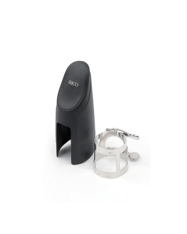 D'ADDARIO RICO LIGATURE & CAP FOR Bb CLARINET Nickel-Plated