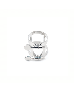 D'ADDARIO RICO LIGATURE & CAP FOR Bb CLARINET Nickel-Plated-foto2