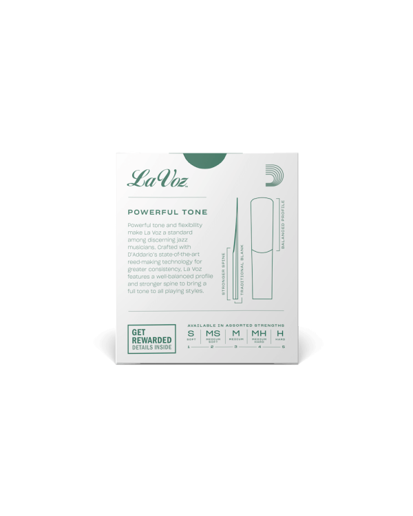 D'ADDARIO La Voz - Alto Sax Medium Soft (1шт.)