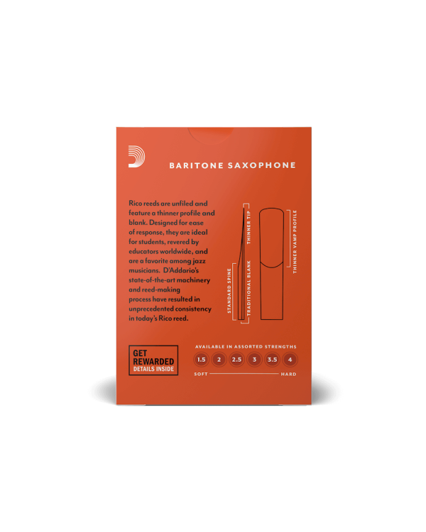 D'ADDARIO Rico - Baritone Sax #3.0 - 10 Pack