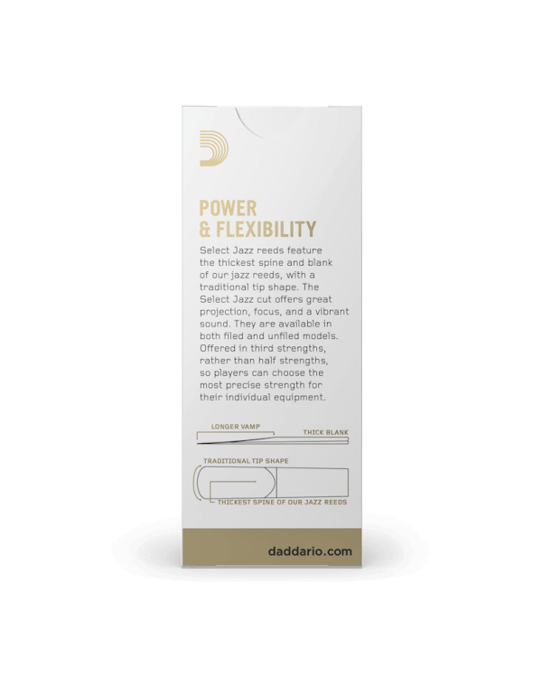 D'ADDARIO Select Jazz - Tenor Sax Filed 2H (1шт.)