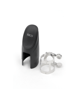 D'ADDARIO RICO LIGATURE & CAP FOR SOPRANO SAX Nickel-Plated