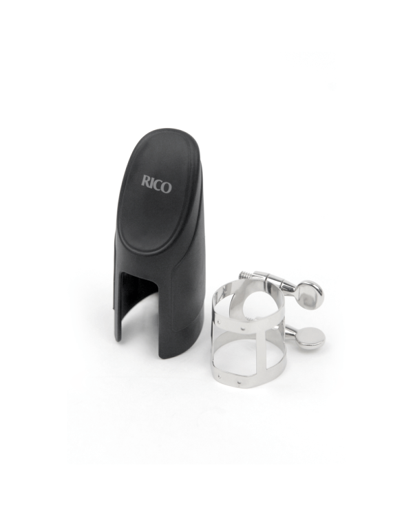 D'ADDARIO RICO LIGATURE & CAP FOR SOPRANO SAX Nickel-Plated