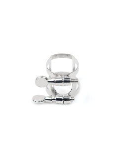 D'ADDARIO RICO LIGATURE & CAP FOR TENOR SAX, HARD RUBBER-STYLE Nickel-Plated-foto2