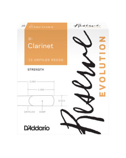 D'ADDARIO Reserve Evolution Bb Clarinet #3.5+ - 10 Pack