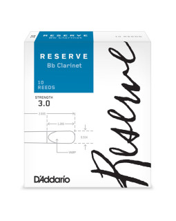 D'ADDARIO Reserve Bb Clarinet #3.0 - 10 Box