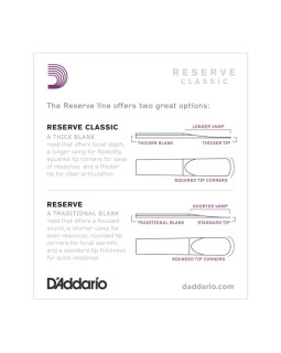 D'ADDARIO Reserve Classic Bb Clarinet #3.0 - 10 Box-foto2