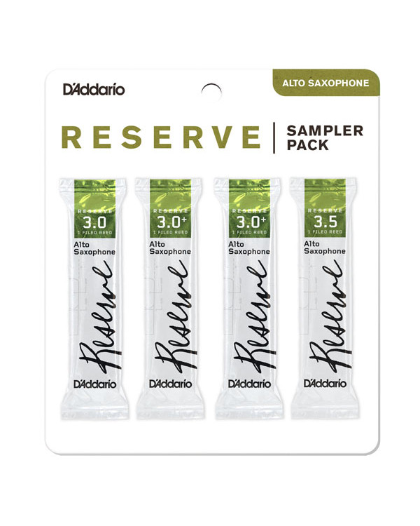 D'ADDARIO Reserve - Alto Sax Reed Sampler Pack #3.0/3.0+/3.5