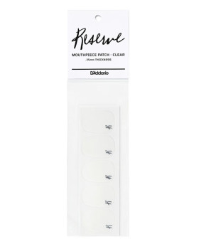 D'ADDARIO Reserve Mouthpiece Patches (Clear)