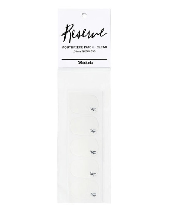 D'ADDARIO Reserve Mouthpiece Patches (Clear)