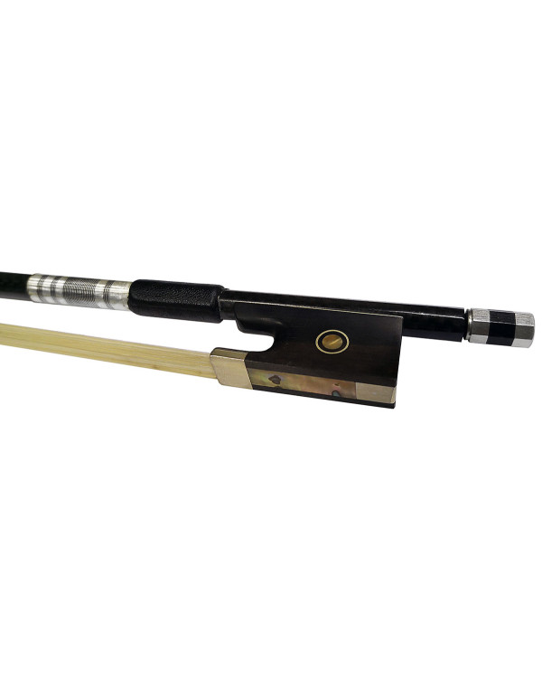 STENTOR 1243XA Carbon Composite Violin Bow Ebony Frog 4/4