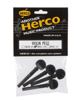DUNLOP HE921 HERCO VIOLIN PEGS - 3/4 SIZE