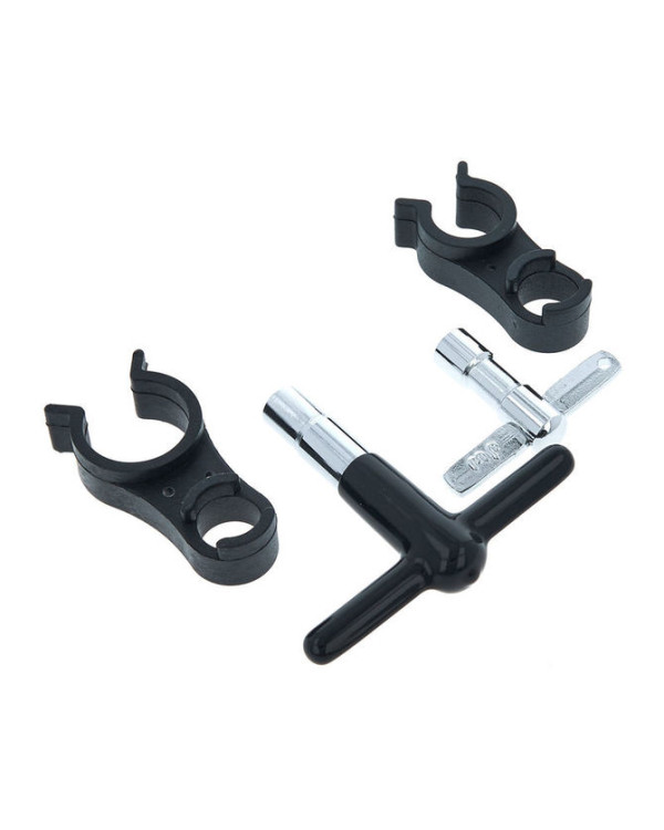 DW DWSM803-2 HI-TORQUE STEEL DRUM KEY AND STANDARD KEY WITH 2 CLIPS
