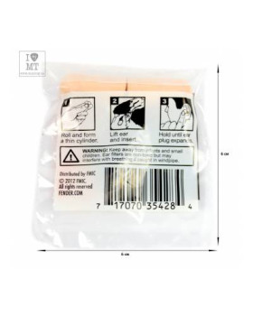 FENDER CONCERT SERIES FOAM EAR PLUGS Беруші-foto3