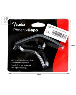 FENDER CAPO PHOENIX BLACK Каподастр-foto6