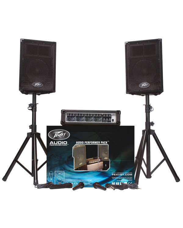 PEAVEY Audio Performer Pack Complete Portable PA System