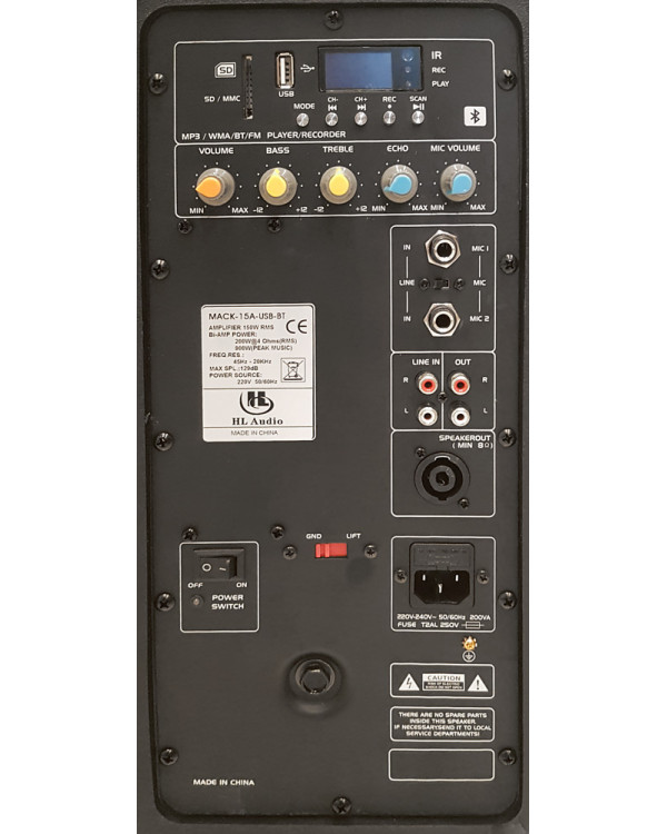 HL AUDIO MACK15A USB BT