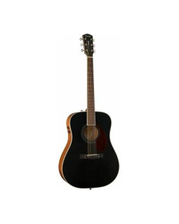 FENDER PM-1E DREADNOUGHT MAHOGANY BLACK TOP LTD Гітара електроакустична-foto3