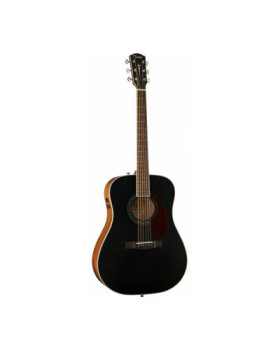 FENDER PM-1E DREADNOUGHT MAHOGANY BLACK TOP LTD Гітара електроакустична-foto3