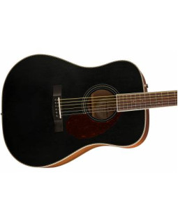FENDER PM-1E DREADNOUGHT MAHOGANY BLACK TOP LTD Гітара електроакустична-foto4
