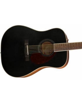 FENDER PM-1E DREADNOUGHT MAHOGANY BLACK TOP LTD Гітара електроакустична-foto4