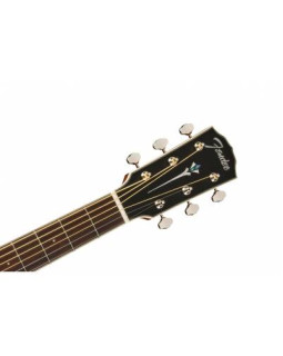 FENDER PM-1E DREADNOUGHT MAHOGANY BLACK TOP LTD Гітара електроакустична-foto6