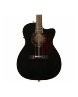 FENDER PM-3CE TRIPLE-O MAHOGANY BLACK TOP LTD Гітара електроакустична-foto3