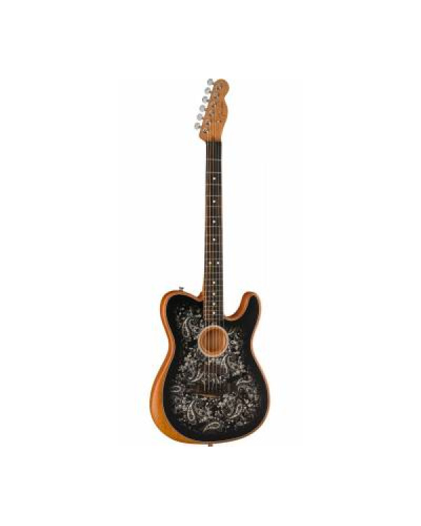 FENDER AMERICAN ACOUSTASONIC TELECASTER BLACK PAISLEY LTD Електрогітара