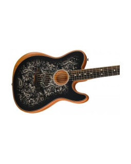 FENDER AMERICAN ACOUSTASONIC TELECASTER BLACK PAISLEY LTD Електрогітара-foto4
