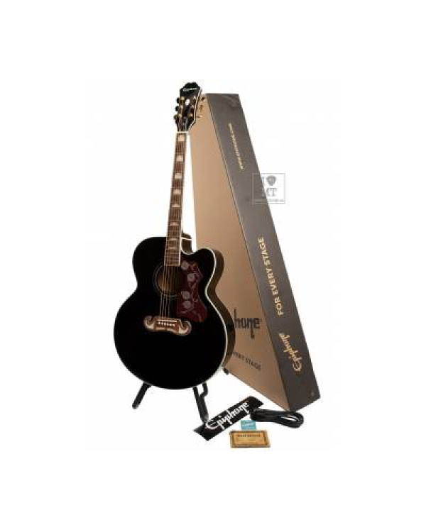 EPIPHONE J-200EC Studio BK Гітара електроакустична