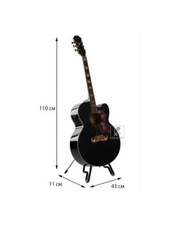 EPIPHONE J-200EC Studio BK Гітара електроакустична-foto2