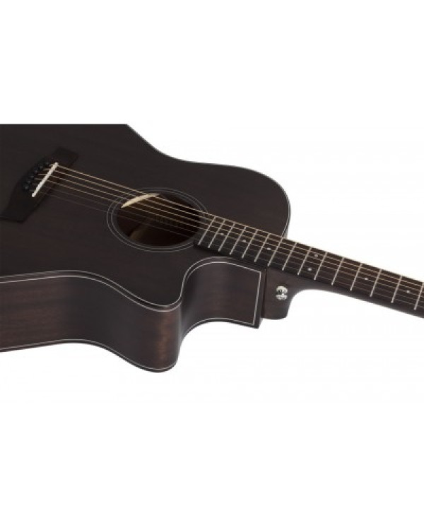 SCHECTER ORLEANS STUDIO AC SSTBLK - Акустична гітара з вирізом та підключенням