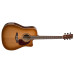 Simon&Patrick 033775 - CW GT Vintage Burst Cedar EQ with Bag (Made in Canada) - Акустична гітара з вирізом і підключенням