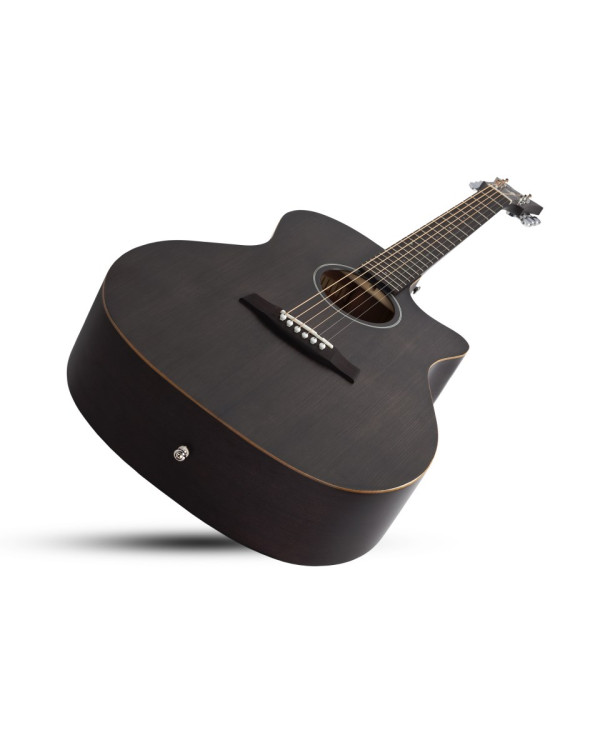 SCHECTER DELUXE ACOUSTIC SSTBLK - акустична гітара з вирізом