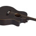 SCHECTER DELUXE ACOUSTIC SSTBLK - акустична гітара з вирізом
